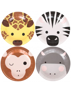 Pratos Animais Selva